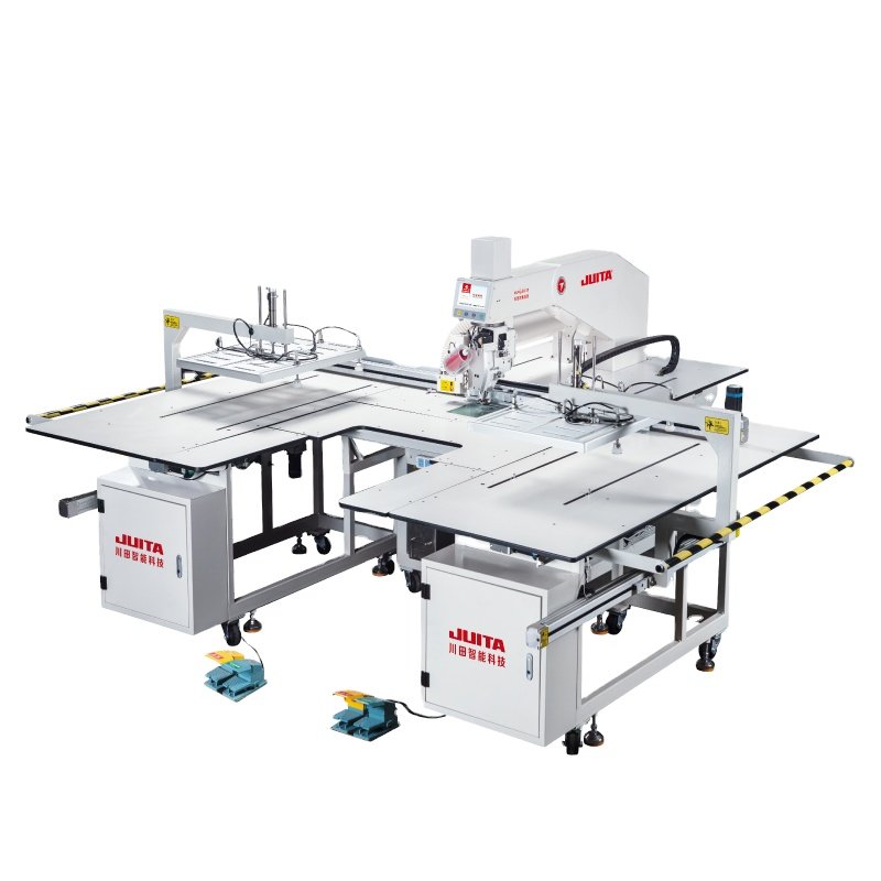 JUITA JTK10-90AWWJ 360 Degree Machine Head Rotate Automatic Template Sewing Machine Laser Pattern Sewing Machine